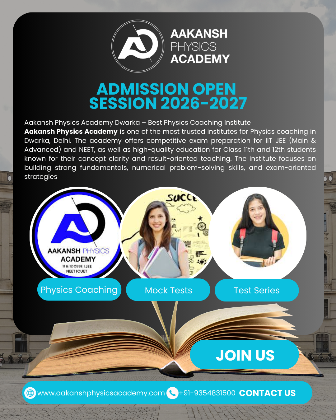 Aakansh Physics Academy logo